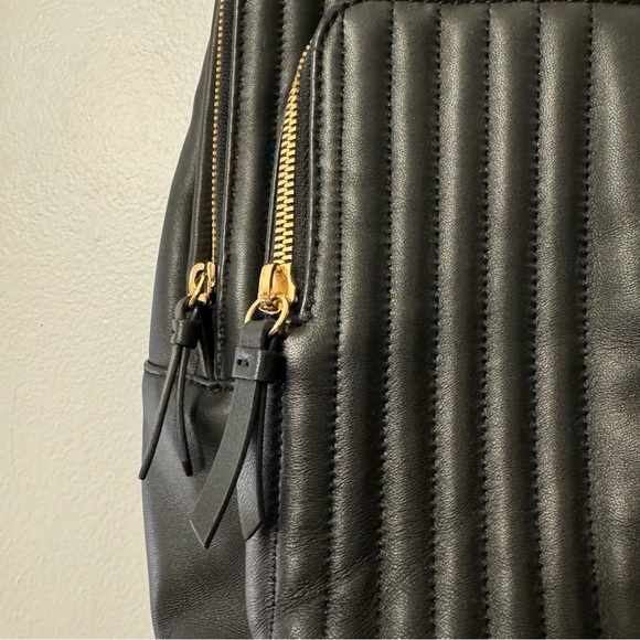 Mark & Graham | Quilted Leather Backpack - Picture 3 of 13